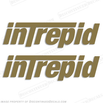 Intrepid PowerBoats Logo Decals (Set of 2) - Any Color!