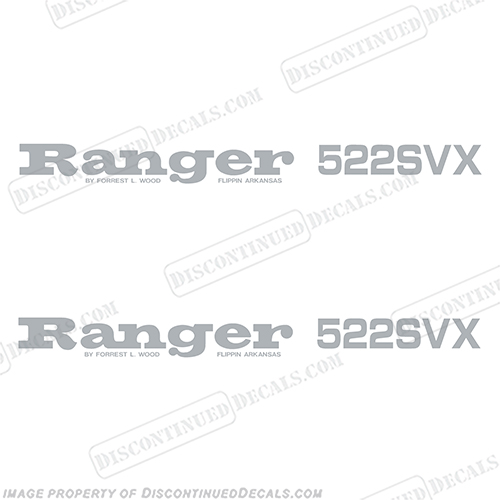 Ranger 522SVX Decals (Set of 2) - Any Color!  ranger 552svx, 522, svx, 522 svx, INCR10Aug2021