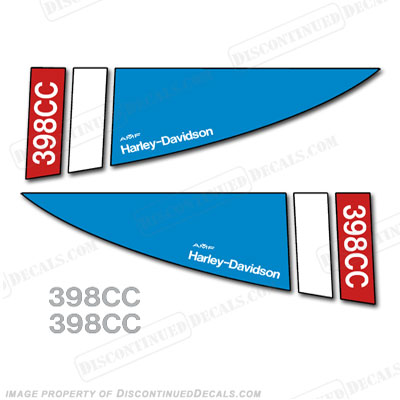 AMF (Harley-Davidson) 398CC Decals