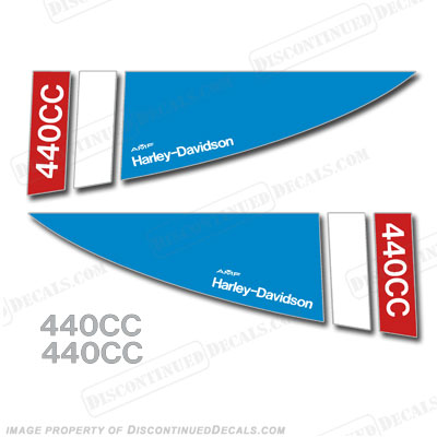 AMF (Harley-Davidson) 440CC Decals