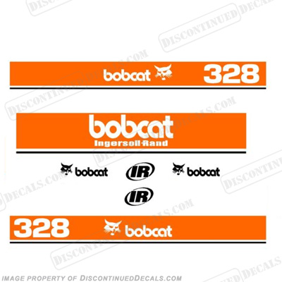 Bobcat 328 Mini Excavator Decals