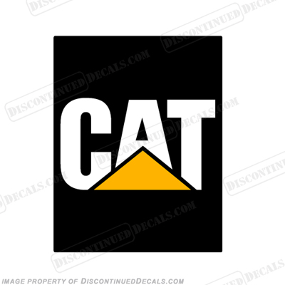 Caterpillar Logo Decal 11x14