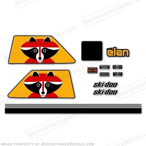 Elan 250 Raccoon Decal Kit - 1975