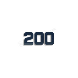 Evinrude 200 Decal - 93'-97' Style