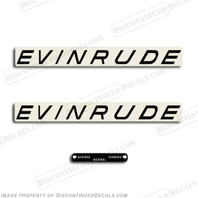 Evinrude 1963 28/35/40hp Decal Kit INCR10Aug2021