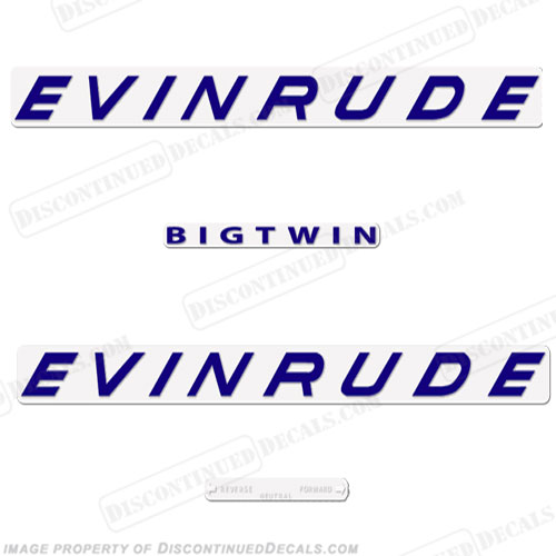 Evinrude 1961 40hp Decal Kit INCR10Aug2021