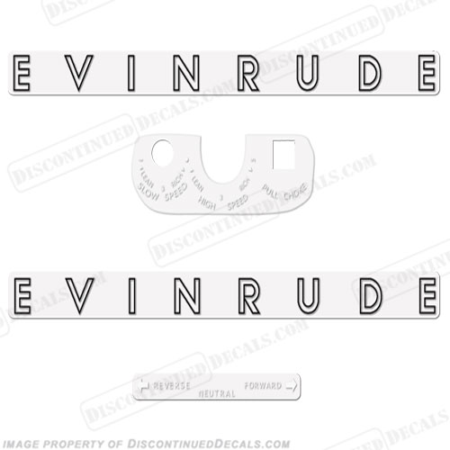 Evinrude 1962 5.5hp Decal Kit INCR10Aug2021