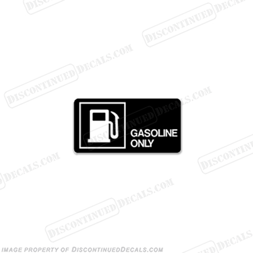Gasoline Only Decal INCR10Aug2021