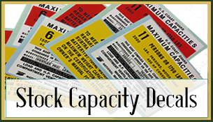 Capacity Decals