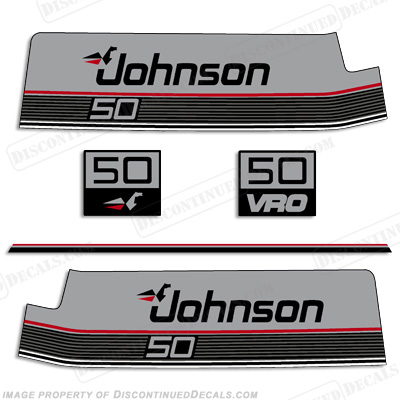 Johnson 1987-1988 50hp VRO Decals