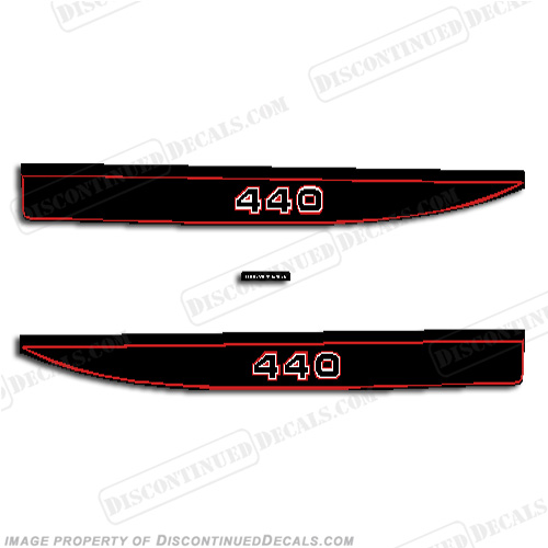 Kawasaki 440 Snowmobile Decals