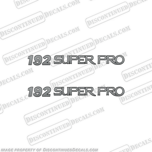 Pro Craft Boats 192 Super Pro Logo Decals (Set of 2)  procraft, pro-craft, pro, craft, 192, super, pro, boat, decal, sticker, kit , set, of, two, INCR10Aug2021