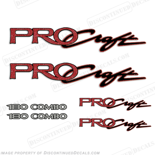 ProCraft Boats Logo Decal Package
