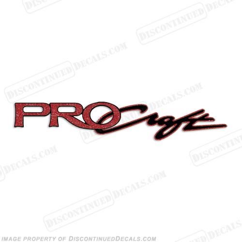 ProCraft Boats Logo Decal 13" - Red