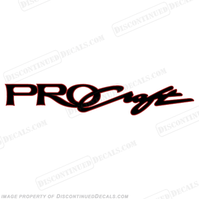 ProCraft Boats Logo Decal 13" - Black