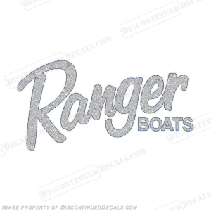 Ranger Boats Logo Decal - Metallic Silver