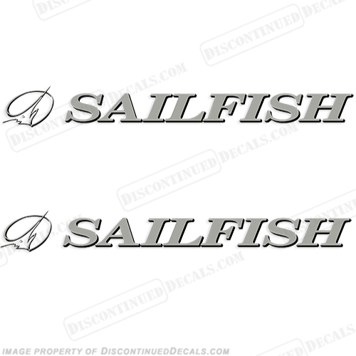 Sailfish Boat Logo Decals INCR10Aug2021
