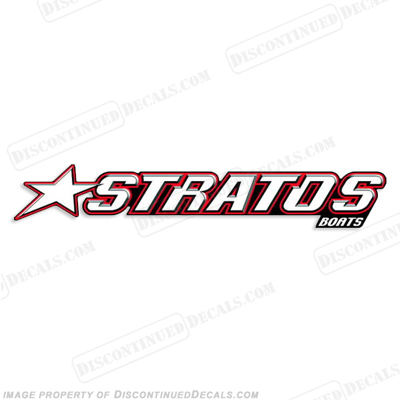 Stratos Boats Logo Decal - 24"