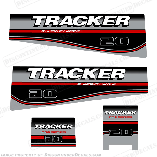 Tracker 20hp Engine Decal kit INCR10Aug2021