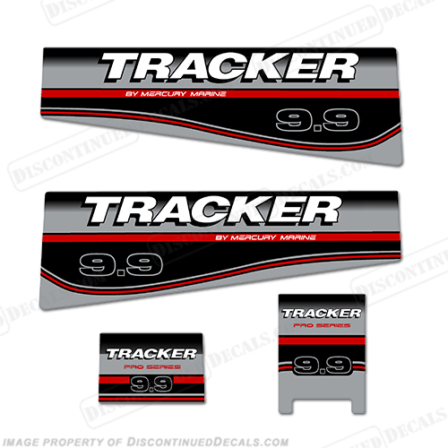 Tracker 9.9hp Engine Decal Kit INCR10Aug2021
