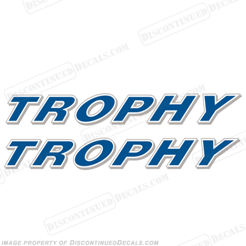 Trophy Boats Logo Decal (Set of 2)