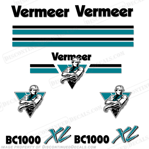 Vermeer BC1000 XL Chipper Decal Kit