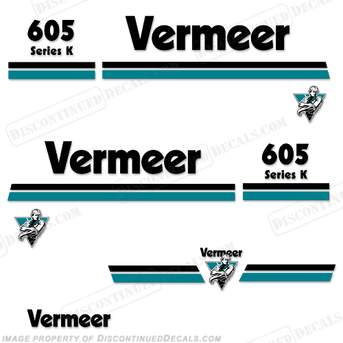 Vermeer 605 Series K Baler Decal Kit