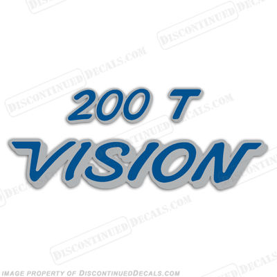 Vision 200T Decals