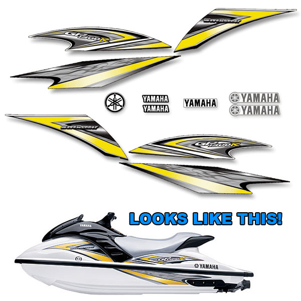 2005 GP1300R PWC Decals