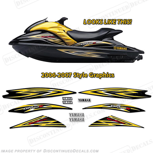 2006-2007 GP1300R PWC Decals