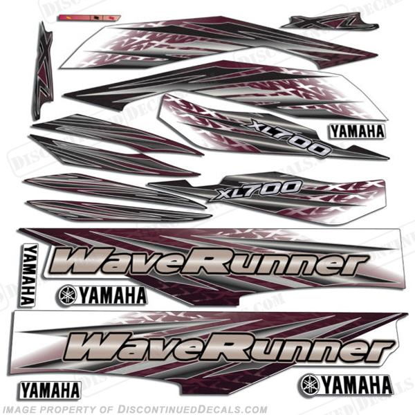 Yamaha 700XL PWC 2001 Decals